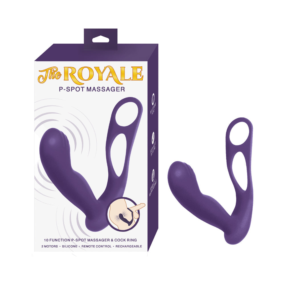 Royale P-Spot Massager Vibrator - Purple